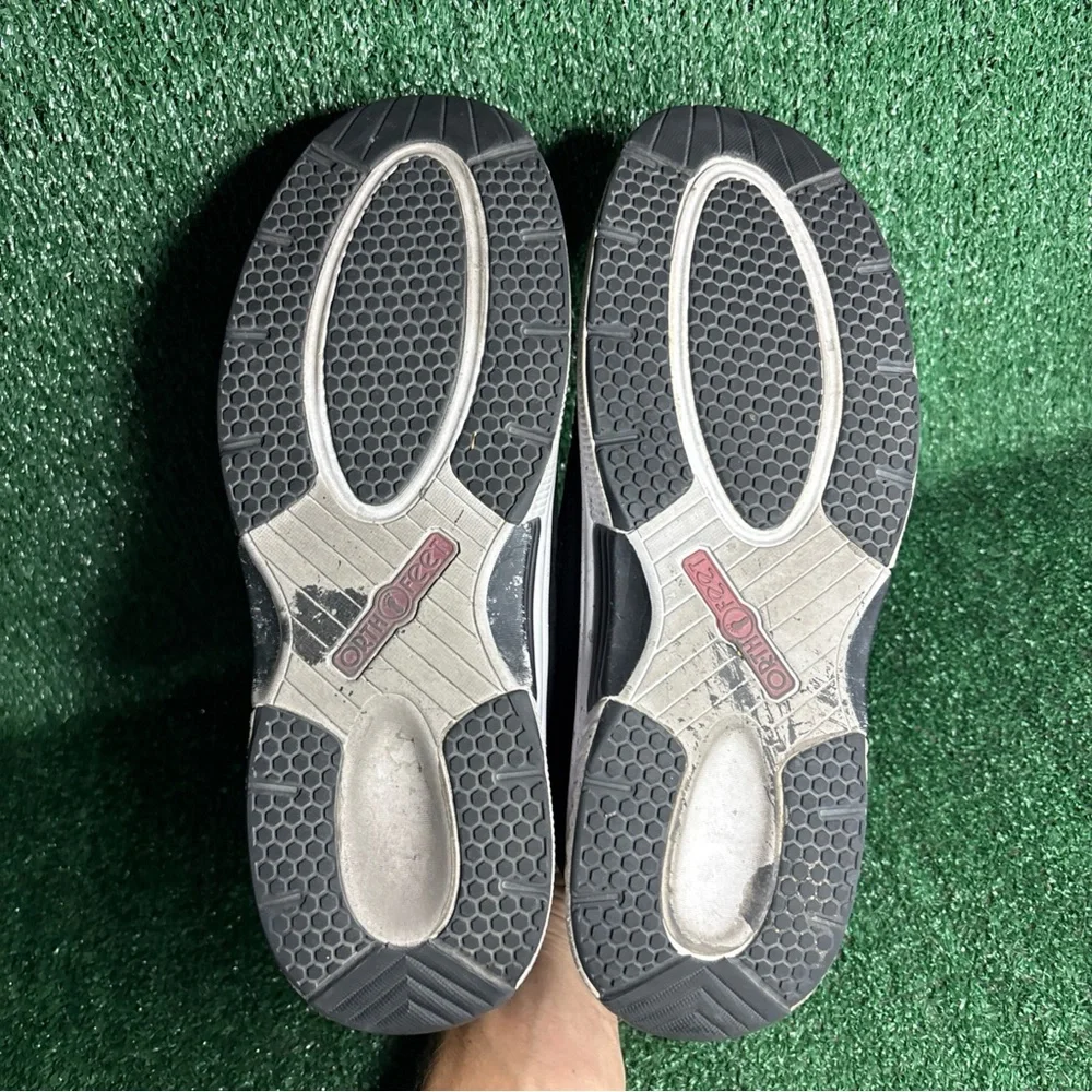 Orthofeet Shoes Black‎ Orthopedic Walking Athletic Sneakers 619 Mens Size 14 D
